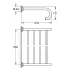 Полочка для полотенец GROHE Essentials Authentic, 542 мм, никель матовый (40660EN1) Полочка для полотенец GROHE Essentials Authentic, 542 мм, никель матовый (40660EN1)