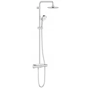 Душевая система GROHE Euphoria 190 с термостатическим смесителем и полочкой, хром (26249000)