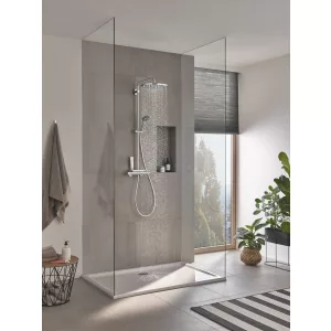 Душевая система с термостатом для настенного монтажа, GROHE Vitalio Joy 310, хром, (26401001) Душевая система с термостатом для настенного монтажа, GROHE Vitalio Joy 310, хром, (26401001)