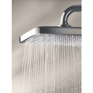 Душевая система с термостатом для настенного монтажа GROHE QuickFix Vitalio Start System 250 Cube, хром, (26696000) Душевая система с термостатом для настенного монтажа GROHE QuickFix Vitalio Start System 250 Cube, хром, (26696000)