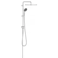 Душевая система Flex наружного монтажа с переключателем, GROHE QuickFix Vitalio Start System 250 Cube, хром, (26698000)