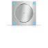 Верхний душ со встроенным источником света для систем GROHE F-digital deluxe, хром (27865000) Верхний душ со встроенным источником света для систем GROHE F-digital deluxe, хром (27865000)
