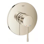 Смеситель однорычажный для душа GROHE Essence, круглая розетка, никель глянец (24057BE1)
