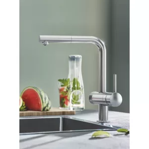Смеситель для кухни, GROHE Blue Pure Minta, стартовый комплект, суперсталь, (30382DC0) Смеситель для кухни, GROHE Blue Pure Minta, стартовый комплект, суперсталь, (30382DC0)