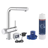 Смеситель для кухни GROHE Blue Pure Minta, стартовый комплект, хром, (30393000)