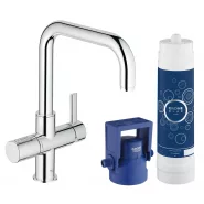 Комплект со смесителем для кухни GROHE Blue (фильтрация, U-излив), хром (31299001)
