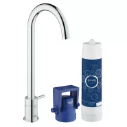 Комплект с вентилем для кухни GROHE Blue, с фильтром, без функции смесителя, хром (31301001)