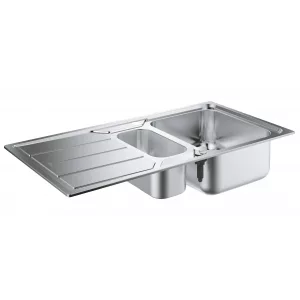 Мойка GROHE из нержавеющей стали с корзинчатым вентилем, оборачиваемая, 1,5 чаши, K500 60 -S 97/50 1.5 (31572SD0) Мойка GROHE из нержавеющей стали с корзинчатым вентилем, оборачиваемая, 1,5 чаши, K500 60 -S 97/50 1.5 (31572SD0)