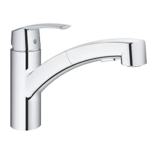 Смеситель для кухни GROHE QuickFix Start, с выдвижной лейкой, хром (30307000) Смеситель для кухни GROHE QuickFix Start, с выдвижной лейкой, хром (30307000)