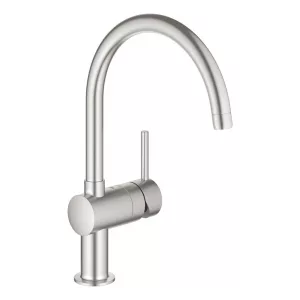 Смеситель для кухонной мойки GROHE Vento с C-образным изливом, суперсталь (30427DC0) Смеситель для кухонной мойки GROHE Vento с C-образным изливом, суперсталь (30427DC0)