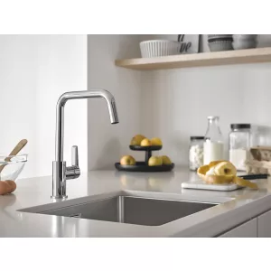 Смеситель однорычажный для мойки, GROHE Start, QuickFix, хром, (30470000) Смеситель однорычажный для мойки, GROHE Start, QuickFix, хром, (30470000)
