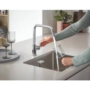 Смеситель однорычажный для мойки, GROHE Start, QuickFix, хром, (30470000) Смеситель однорычажный для мойки, GROHE Start, QuickFix, хром, (30470000)