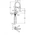 Профессиональный смеситель для кухни GROHE Feel, DN-15, хром (31489000) Профессиональный смеситель для кухни GROHE Feel, DN-15, хром (31489000)
