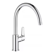 Смеситель для кухонной мойки GROHE Start Curve с высоким C-изливом, хром (31554001)