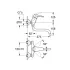 Смеситель для кухни GROHE Eurodisc, настенный, хром (33772001) Смеситель для кухни GROHE Eurodisc, настенный, хром (33772001)