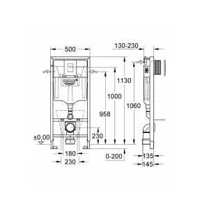 Готовый набор для туалета GROHE Bau Ceramic (NW0004) Готовый набор для туалета GROHE Bau Ceramic (NW0004)