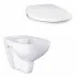 Унитаз подвесной безободковый GROHE Bau Ceramic с сиденьем с микролифтом (NW0005) Унитаз подвесной безободковый GROHE Bau Ceramic с сиденьем с микролифтом (NW0005)