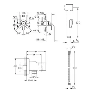 Готовый набор для туалета GROHE Bau Ceramic с панелью смыва Skate Air (NW0008) Готовый набор для туалета GROHE Bau Ceramic с панелью смыва Skate Air (NW0008)