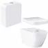 Унитаз напольный безободковый GROHE Euro Ceramic с бачком и сиденьем с микролифтом (NW0014) Унитаз напольный безободковый GROHE Euro Ceramic с бачком и сиденьем с микролифтом (NW0014)
