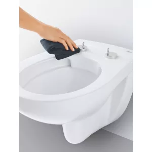 Унитаз подвесной безободковый, компактный GROHE Euro Ceramic с сиденьем без микролифта (NW0027) Унитаз подвесной безободковый, компактный GROHE Euro Ceramic с сиденьем без микролифта (NW0027)