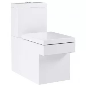Унитаз напольный безободковый GROHE Cube Ceramic с бачком и быстросъемным сиденьем с микролифтом (NW0037) Унитаз напольный безободковый GROHE Cube Ceramic с бачком и быстросъемным сиденьем с микролифтом (NW0037)