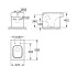 Унитаз напольный безободковый GROHE Cube Ceramic с бачком и быстросъемным сиденьем с микролифтом (NW0037) Унитаз напольный безободковый GROHE Cube Ceramic с бачком и быстросъемным сиденьем с микролифтом (NW0037)