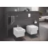 Унитаз подвесной безободковый GROHE Cube Ceramic с сиденьем с микролифтом (NW0038) Унитаз подвесной безободковый GROHE Cube Ceramic с сиденьем с микролифтом (NW0038)