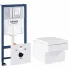 Готовый набор для туалета GROHE Cube Ceramic (NW0040) Готовый набор для туалета GROHE Cube Ceramic (NW0040)