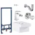 Готовый набор для туалета GROHE Cube Ceramic (NW0042) Готовый набор для туалета GROHE Cube Ceramic (NW0042)
