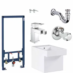 Готовый набор для туалета GROHE Cube Ceramic (NW0043) Готовый набор для туалета GROHE Cube Ceramic (NW0043)