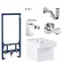Готовый набор для туалета GROHE Cube Ceramic (NW0043) Готовый набор для туалета GROHE Cube Ceramic (NW0043)