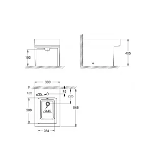 Готовый набор для туалета GROHE Cube Ceramic (NW0043) Готовый набор для туалета GROHE Cube Ceramic (NW0043)