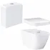 Унитаз напольный безободковый GROHE Euro Ceramic с бачком и сиденьем с микролифтом (NW0050) Унитаз напольный безободковый GROHE Euro Ceramic с бачком и сиденьем с микролифтом (NW0050)