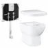 Унитаз напольный безободковый GROHE Euro Ceramic с бачком и сиденьем без микролифта (NW0055-1) Унитаз напольный безободковый GROHE Euro Ceramic с бачком и сиденьем без микролифта (NW0055-1)