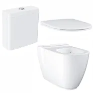 Унитаз напольный безободковый GROHE Essence Ceramic с бачком и сиденьем без микролифта (NW0063)