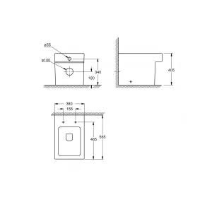 Унитаз напольный безободковый GROHE Cube Ceramic с бачком и сиденьем с микролифтом (NW0065-1) Унитаз напольный безободковый GROHE Cube Ceramic с бачком и сиденьем с микролифтом (NW0065-1)