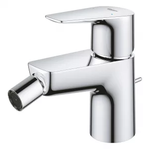 Смеситель однорычажный для биде GROHE QuickFix Start Edge с донным клапаном, хром, (23345001) Смеситель однорычажный для биде GROHE QuickFix Start Edge с донным клапаном, хром, (23345001)