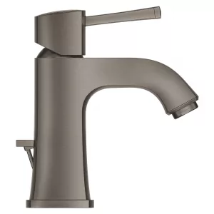 Смеситель для раковины GROHE Grandera с донным клапаном, темный графит матовый (23303AL0) Смеситель для раковины GROHE Grandera с донным клапаном, темный графит матовый (23303AL0)