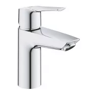 Смеситель для раковины однорычажный GROHE QuickFix Start с нажимным донным клапаном, S-Size, хром, (23550002)