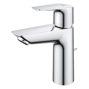 Смеситель для раковины GROHE Start Edge с рычажным донным клапаном, M-Size, хром (23774001) Смеситель для раковины GROHE Start Edge с рычажным донным клапаном, M-Size, хром (23774001)