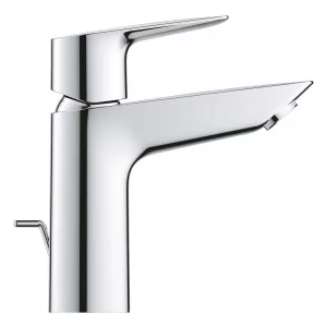 Смеситель для раковины GROHE Start Edge с рычажным донным клапаном, M-Size, хром (23774001) Смеситель для раковины GROHE Start Edge с рычажным донным клапаном, M-Size, хром (23774001)