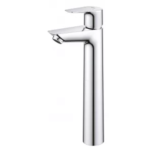 Смеситель для раковины однорычажный GROHE QuickFix Start Edge с нажимным донным клапаном, XL-Size, хром, (23777001) Смеситель для раковины однорычажный GROHE QuickFix Start Edge с нажимным донным клапаном, XL-Size, хром, (23777001)