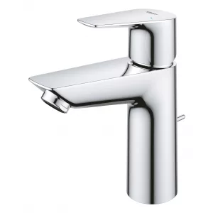 Смеситель для раковины GROHE BauEdge с ограничителем температуры и рычажным донным клапаном, размер M, хром (23902001) Смеситель для раковины GROHE BauEdge с ограничителем температуры и рычажным донным клапаном, размер M, хром (23902001)