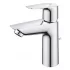 Смеситель для раковины GROHE BauEdge с ограничителем температуры и рычажным донным клапаном, размер M, хром (23902001) Смеситель для раковины GROHE BauEdge с ограничителем температуры и рычажным донным клапаном, размер M, хром (23902001)