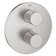 Внешняя часть термостатического смесителя для ванны GROHE Grohtherm 3000 Cosmopolitan, суперсталь (19468DC0)
