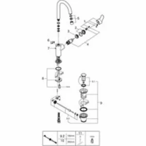 Смеситель для раковины GROHE BauEdge, L-size, хром (23760000) Смеситель для раковины GROHE BauEdge, L-size, хром (23760000)