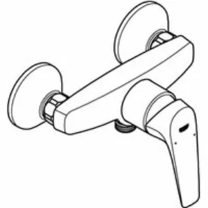 Смеситель для душа GROHE BauFlow, хром (23755000) Смеситель для душа GROHE BauFlow, хром (23755000)