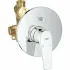Смеситель для ванны GROHE BauFlow в комплекте с монтажной , хром (29113000) Смеситель для ванны GROHE BauFlow в комплекте с монтажной , хром (29113000)