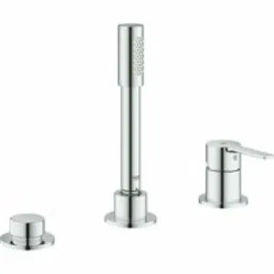 Смеситель для ванны GROHE Lineare на 3 отверстия, хром (19965001) Смеситель для ванны GROHE Lineare на 3 отверстия, хром (19965001)