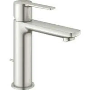 Смеситель для раковины GROHE Lineare с донным клапаном, суперсталь (32114DC1) Смеситель для раковины GROHE Lineare с донным клапаном, суперсталь (32114DC1)